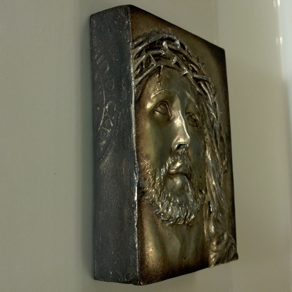 Sid Dickens, S-196 "The Gift" silver Jesus Memory-Block tile *Rare & Retired* - Picture 2 of 8